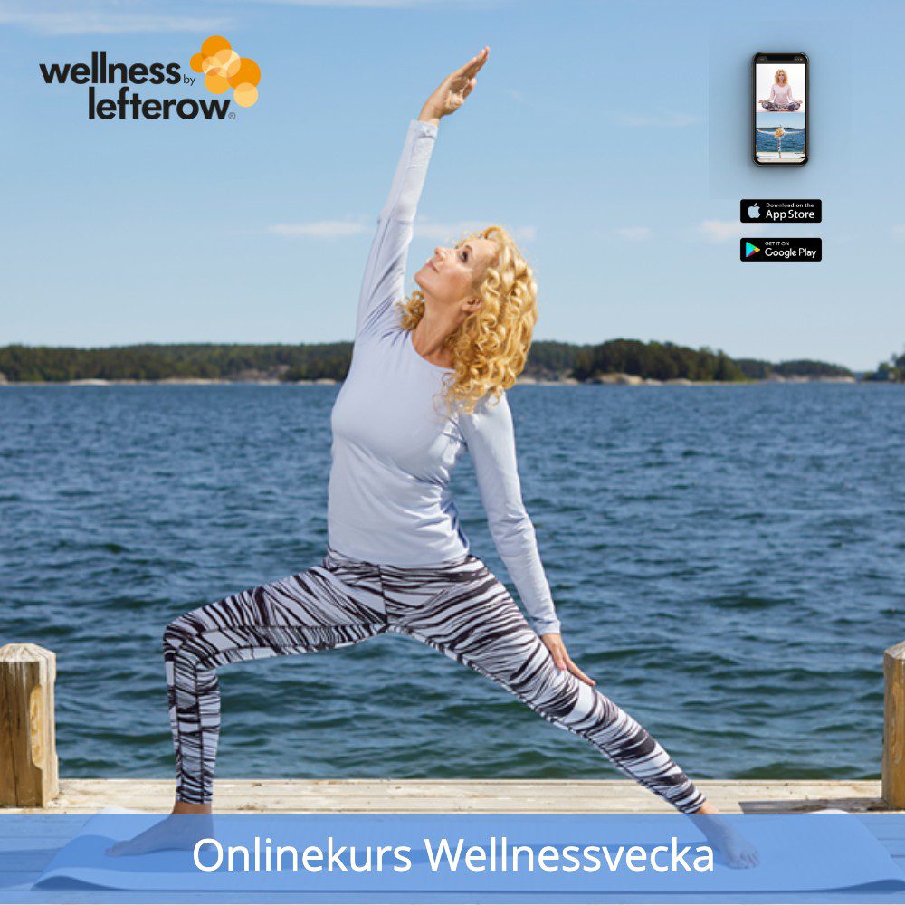 Bilden visar en onlinekurs som heter Wellnessvecka